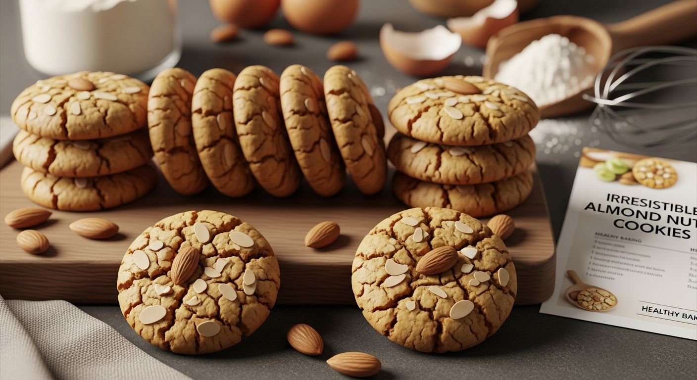 Irresistible Almond Nut Cookies Recipe for He..