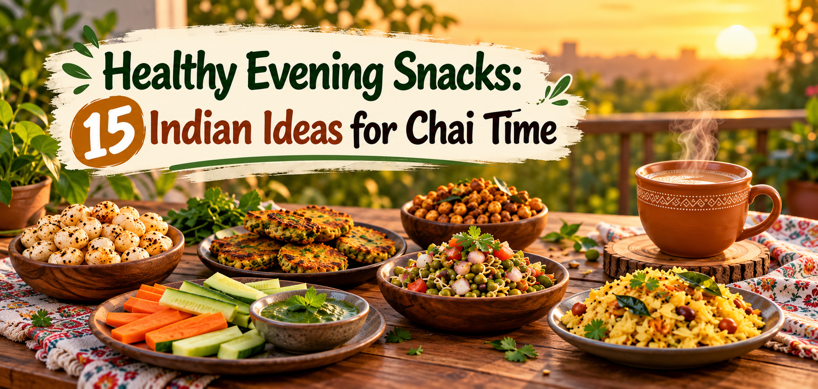 Healthy Evening Snacks: 15 Indian Ideas for C..