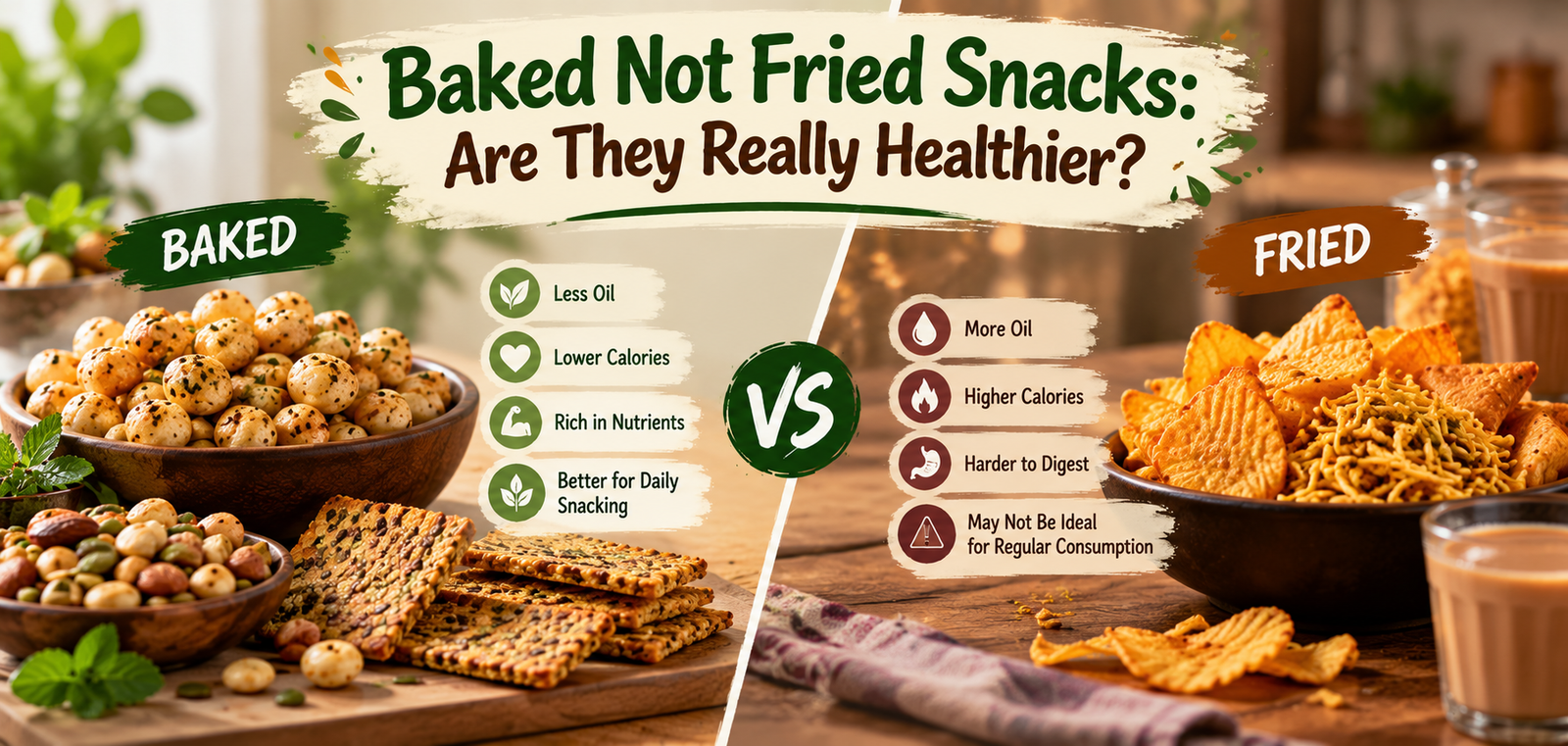 Baked Not Fried Snacks: Are They Really Healt..