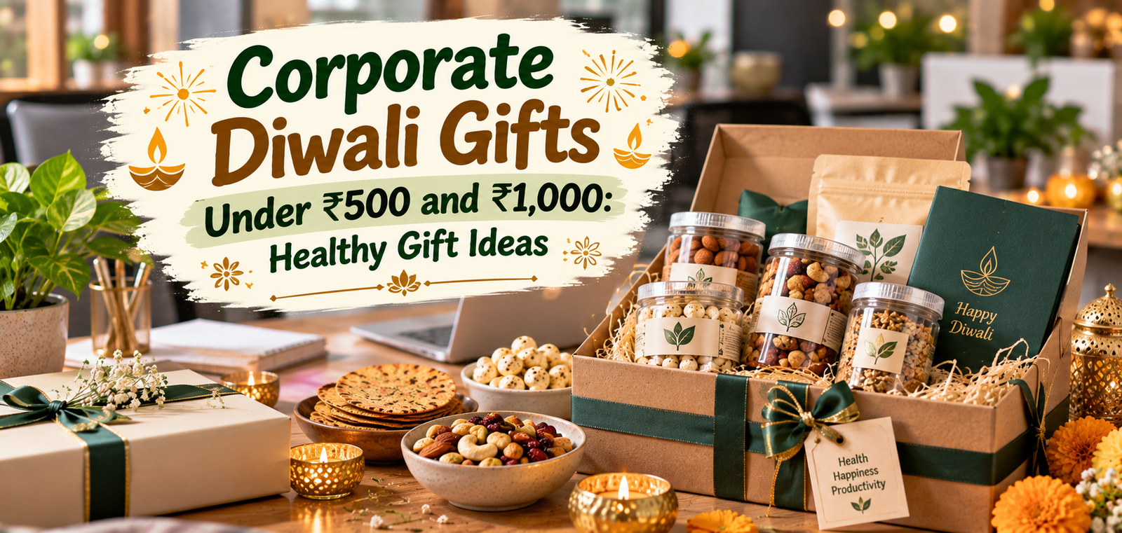 Corporate Diwali Gifts Under ₹500 and ₹1,000: Healthy Gift Ideas