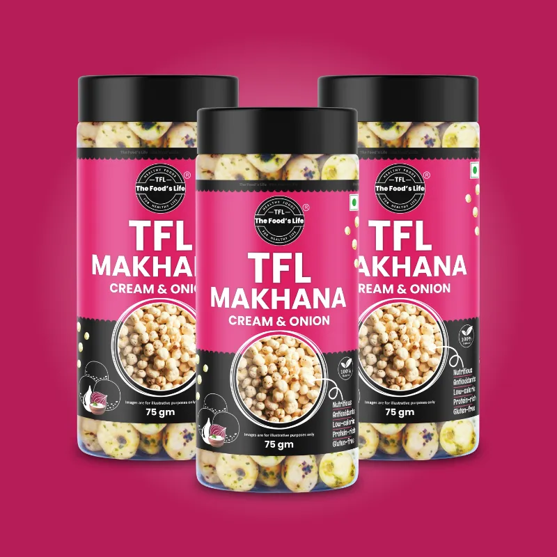 CREAM & ONION MAKHANA 75 GR PACK 3