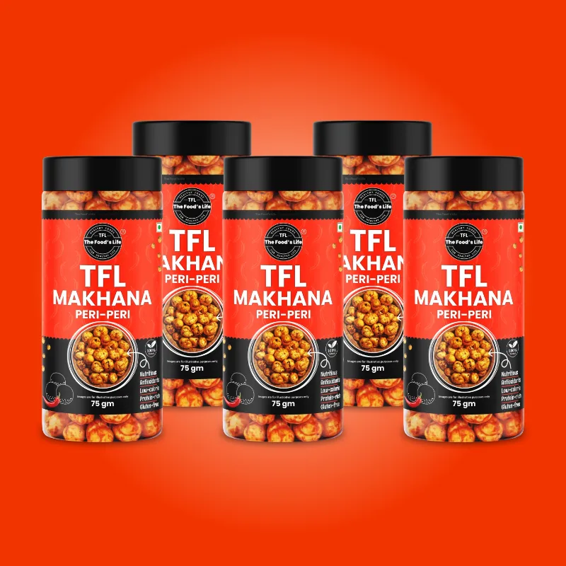 PERI PERI JAIN MAKHANA 75 GR PACK 5