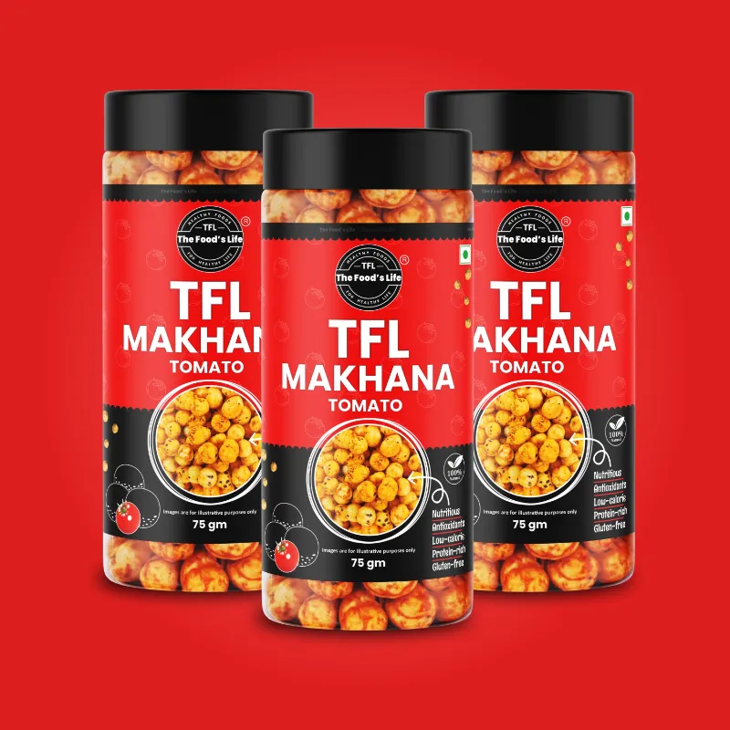 TANGY TOMATO MAKHANA 75 GR PACK 3