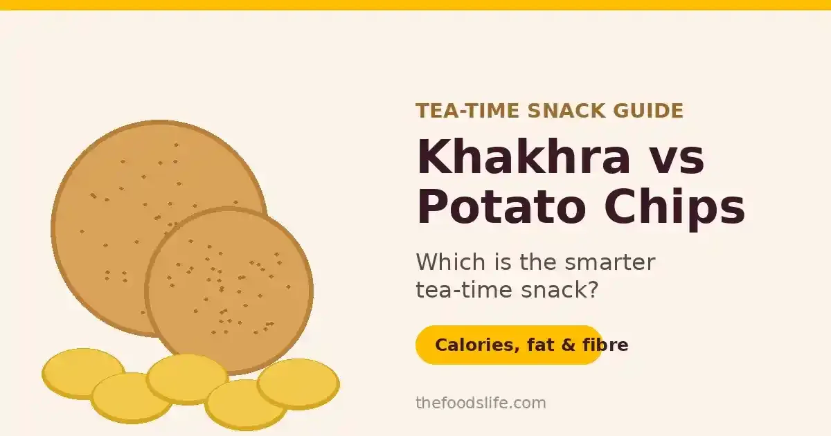 Khakhra vs Potato Chips: Which Is the Smarter Tea-Time Snack?