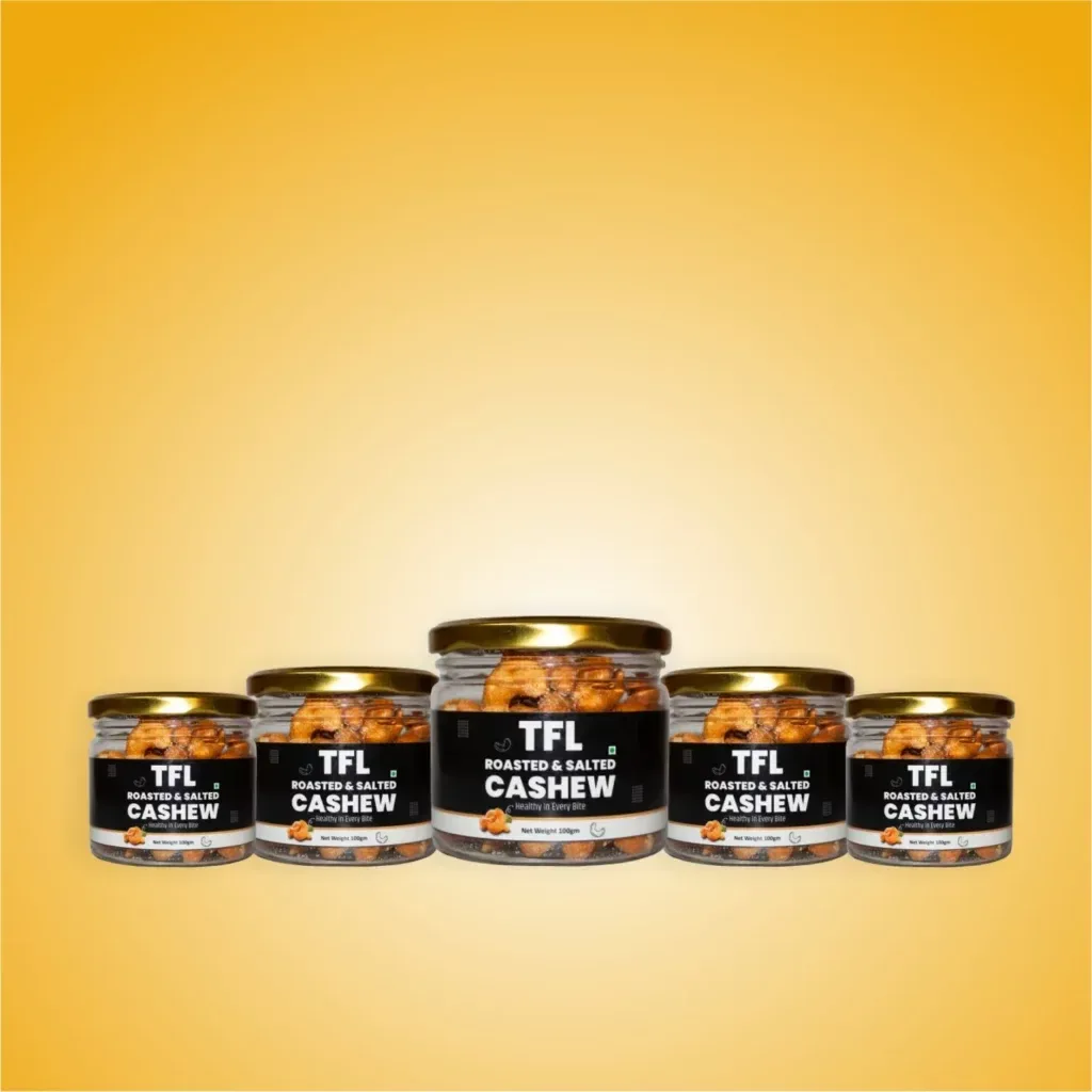 Indulge in the Crispy Perfection of Roasted & Salted Cashews