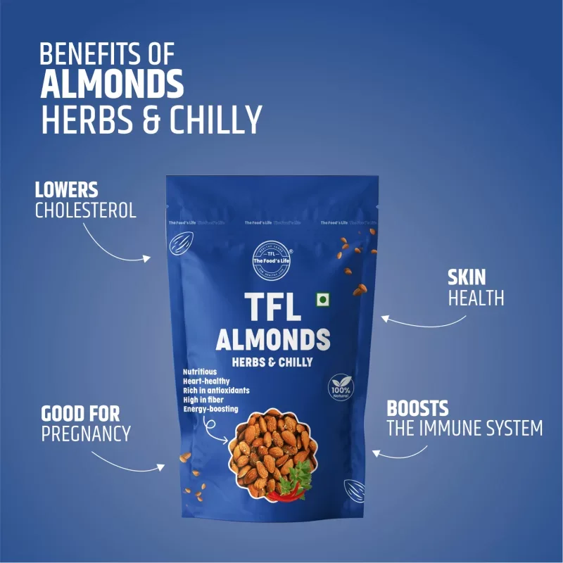 Herbs and Chilli Almonds 400 gm — view 3