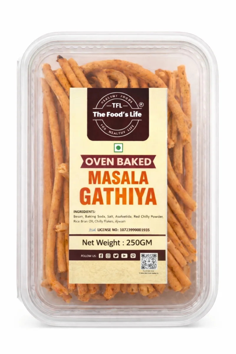 Oven Baked Masala Gathiya 250 gm — view 2