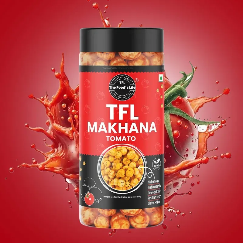 Tomato Makhana 75g – Crunchy Flavoured Fox Nuts