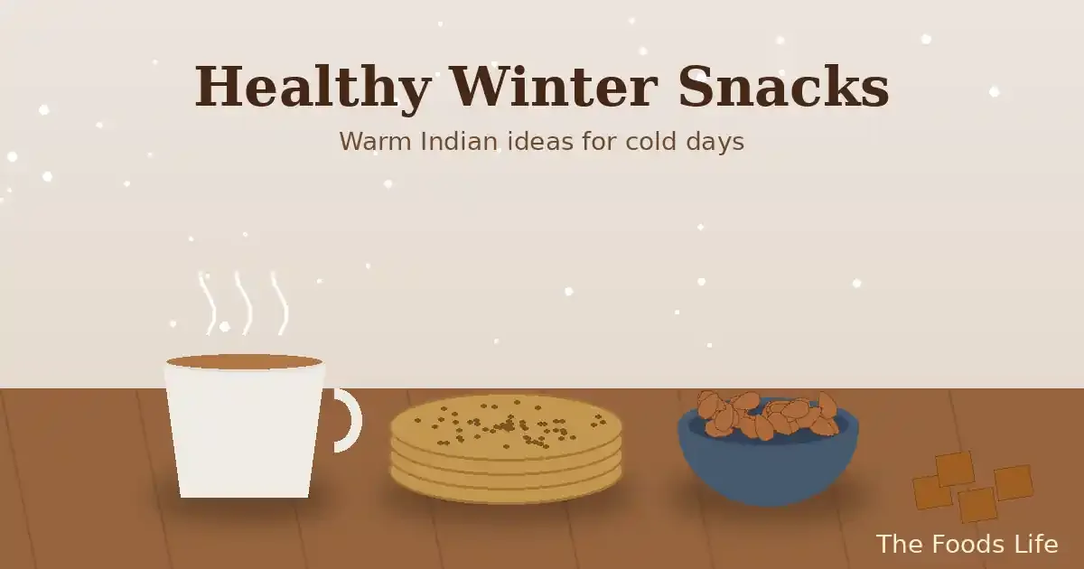 Healthy Winter Snacks: 12 Warm Indian Ideas for Cold Days
