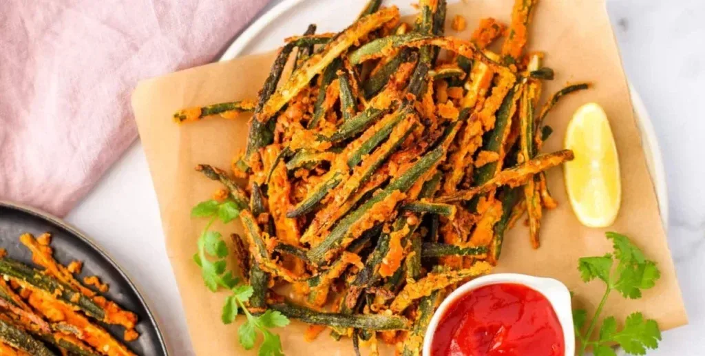 “Crunchy Delights: Exploring the Health Benefits of Crispy Bhindi”
