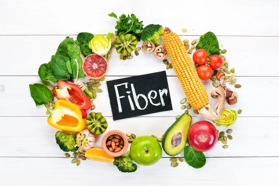 How does the fiber content in granola support digestive health?