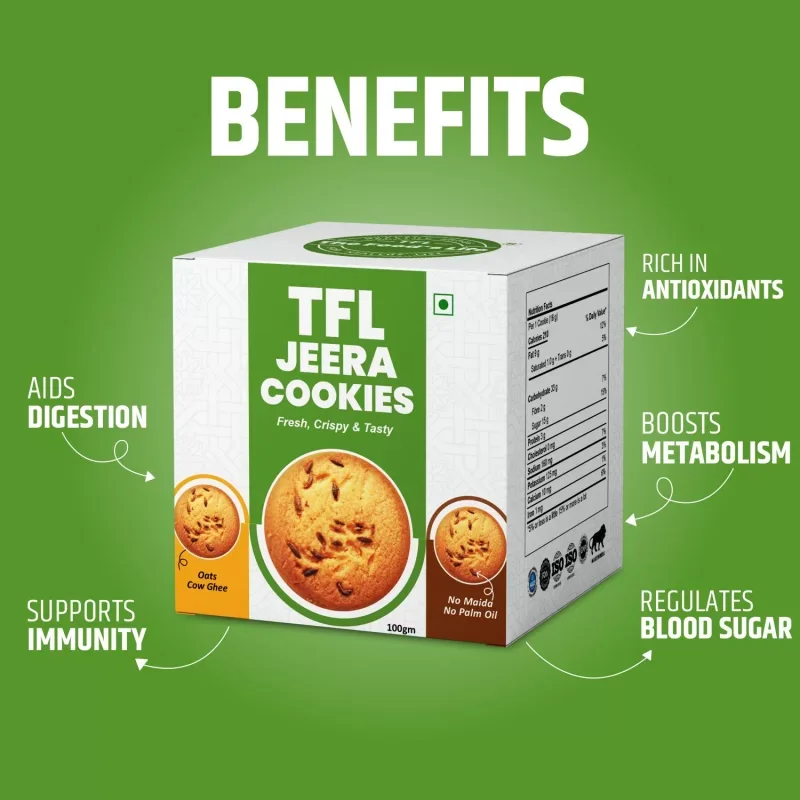 Jeera Cookies 100 gm — view 3