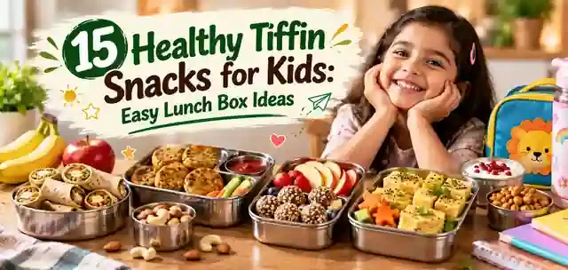 15 Healthy Tiffin Snacks for Kids: Easy Lunch Box Ideas
