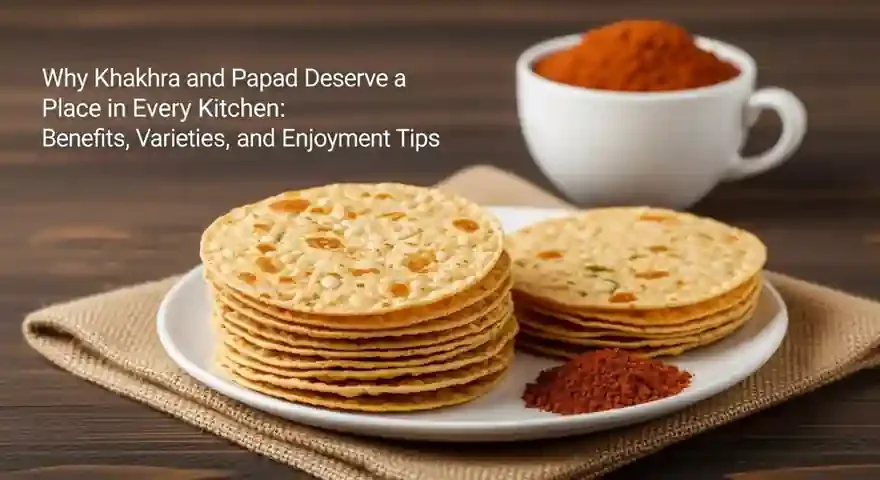 Why Khakhra and Papad Deserve a Place in Every Kitchen: Benefits, Varieties, and Enjoyment Tips