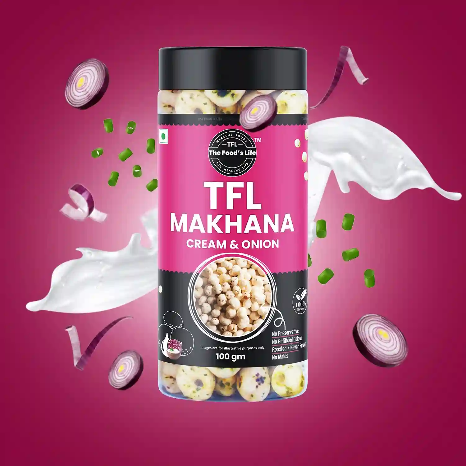 Makhana (Cream and Onion)